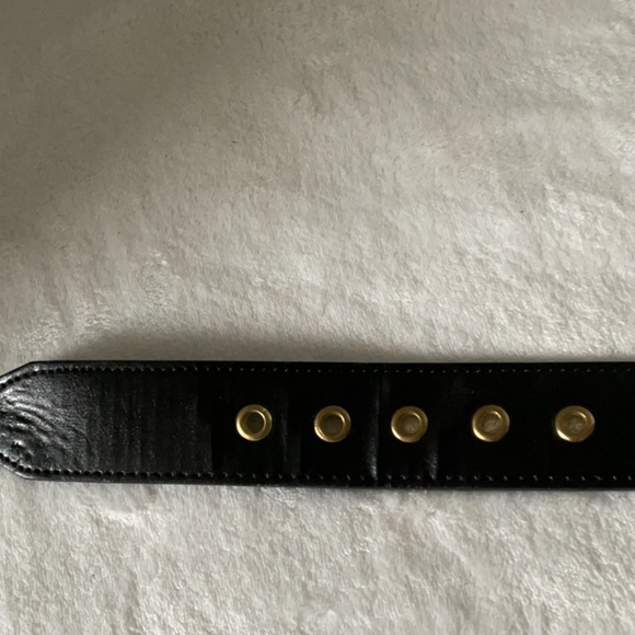 Gold Buckle studded punk rock metal belt - Picture 5 of 5